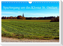 Spaziergang um das Kloster St. Ottilien (Wandkalender 2024 DIN A4 quer), CALVENDO Monatskalender