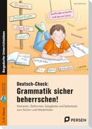 Deutsch-Check: Grammatik sicher beherrschen!