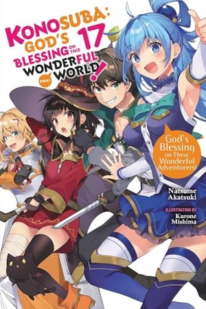 Steinbach, Kevin / Mishima, Kurone et al. Konosuba: God's Blessing on This Wonderful World!, Vol. 17 (light novel). Little, Brown & Company, 2022.