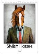Stylish Horses (Wall Calendar 2024 DIN A4 portrait), CALVENDO 12 Month Wall Calendar