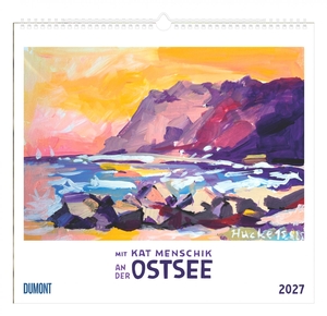 Neumann Verlage GmbH & Co KG (Hrsg.). Mit Kat Menschik an der Ostsee 2027 - Kunstkalender 38x35,5 cm mit Malerei und Landschaftsbildern und Spiralbindung. Neumann Verlage GmbH & Co, 2026.