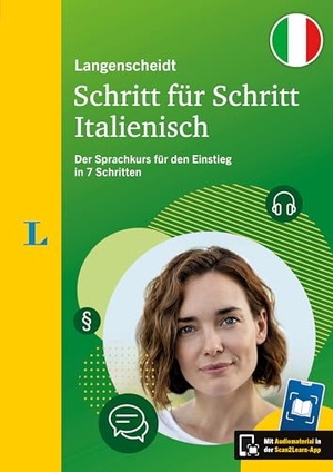 Langenscheidt Schritt für Schritt Italienisch - Der Sprachkurs für den Einstieg  in 7 Schritten - mit Scan2Learn-App. Langenscheidt bei PONS, 2025.
