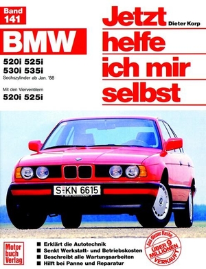 Korp, Dieter. BMW 5er-Reihe (ab 88) - Sechszylinder ab Januar ' 88. Mit den Vierventilern 520i, 525i. Motorbuch Verlag, 1999.