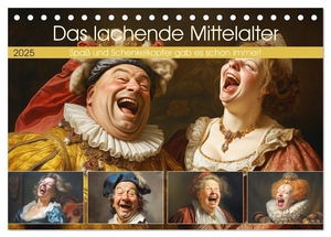 Hurley, Rose. Das lachende Mittelalter. Spaß und Schenkelkopfer gab es schon immer! (Tischkalender 2025 DIN A5 quer), CALVENDO Monatskalender - Wenn das Mittelalter lacht, wird Geschichte zu einem Comedy-Spektakel!. Calvendo, 2024.