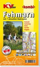 Fehmarn, KVplan, Radkarte/Freizeitkarte/Stadtplan, 1:27.500 / 1:12.500