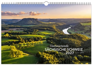 Schubert, Peter. Kalender Faszinierende Sächsische Schweiz 2027 - XXL | 60 x 40 cm | schwarzes Kalendarium. K4Verlag FotoCo+GmbH, 2026.