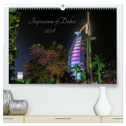 Impressions of Dubai 2024 (hochwertiger Premium Wandkalender 2024 DIN A2 quer), Kunstdruck in Hochglanz