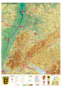 Baden-Württemberg physisch 1:315 000