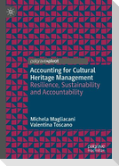 Accounting for Cultural Heritage Management