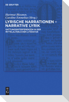Lyrische Narrationen ¿ narrative Lyrik