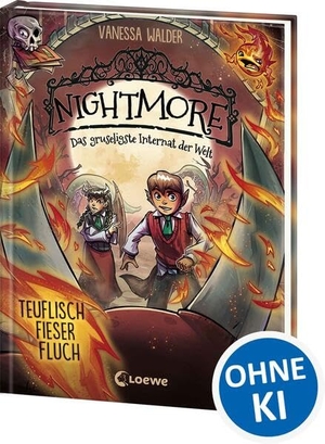 Walder, Vanessa. Nightmore - Das gruseligste Internat der Welt (Band 3) - Teuflisch fieser Fluch - Willkommen zurück an der Nightmore Academy! - Superwitzig und spannend erzählte Erstlesereihe von Vanessa Walder ab 7 Jahren. Loewe Verlag GmbH, 2026.