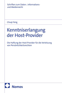 Kenntniserlangung der Host-Provider