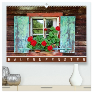 Ehrentraut, Dirk. Bauernfenster (hochwertiger Premium Wandkalender 2024 DIN A2 quer), Kunstdruck in Hochglanz - Bauernfenster - Aufgenommen im sehenswerten Salzburger Freilichtmuseum.. Calvendo, 2023.