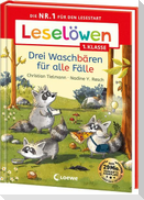 Leselöwen 1. Klasse - Drei Waschbären für alle Fälle