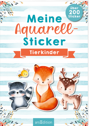 Meine Aquarell-Sticker - Tierkinder - Über 200 Sticker. Ars Edition GmbH, 2024.
