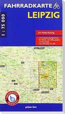 Leipzig 1 : 75 000 Fahrradkarte