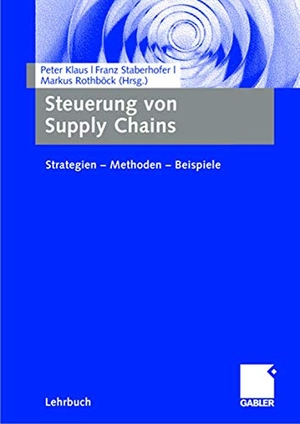 Klaus, Peter / Markus Rothböck et al (Hrsg.). Steuerung von Supply Chains - Strategien - Methoden - Beispiele. Gabler Verlag, 2007.