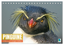 Pinguine: Erlebnisse in eisigen Welten (Tischkalender 2024 DIN A5 quer), CALVENDO Monatskalender