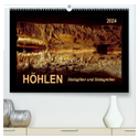 Höhlen, Stalaktiten und Stalagmiten (hochwertiger Premium Wandkalender 2024 DIN A2 quer), Kunstdruck in Hochglanz