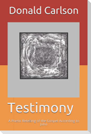 Testimony: A Poetic Retelling of the Gospel According to John