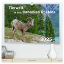 Tierwelt in den Canadian Rockies (hochwertiger Premium Wandkalender 2025 DIN A2 quer), Kunstdruck in Hochglanz