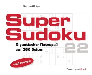 Krüger, Eberhard. Supersudoku 22 (5 Exemplare à 3,99 EUR) - Gigantischer Ratespaß. Bassermann, Edition, 2024.
