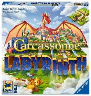 Wrede, Klaus-Jürgen / Max J. Kobbert. Carcassonne Labyrinth - Gesellschaftsspiel & Brettspiel ab 8 Jahre. Ravensburger Spieleverlag, 2026.