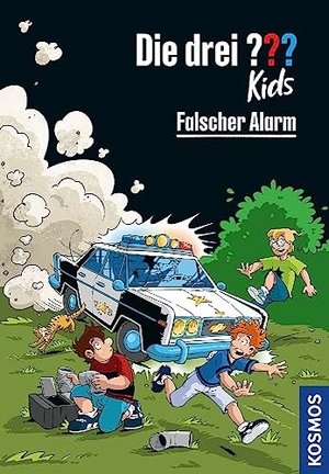 Pfeiffer, Boris. Die drei ??? Kids, 85, Falscher Alarm. Franckh-Kosmos, 2023.