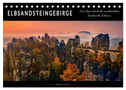 Elbsandsteingebirge - eine Reise durch die wunderschöne Sächsische Schweiz (Tischkalender 2024 DIN A5 quer), CALVENDO Monatskalender