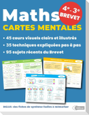 Maths CARTES MENTALES - 4e, 3e, Brevet 2025