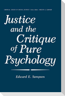 Justice and the Critique of Pure Psychology
