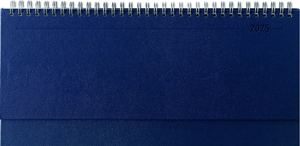 Zettler (Hrsg.). Tisch-Querkalender Balacron blau 2025 - Büro-Planer 29,7x13,5 cm - mit Registerschnitt - Tisch-Kalender - verlängerte Rückwand - 1 Woche 2 Seiten. Neumann Verlage GmbH & Co, 2024.
