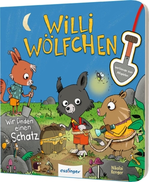 Klee, Julia. Willi Wölfchen: Wir finden einen Schatz! - Pappbuch mit Werkzeugen zum Mitspielen. Esslinger Verlag, 2024.