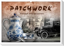 Patchwork - Vintage Impressionen (Wandkalender 2024 DIN A2 quer), CALVENDO Monatskalender