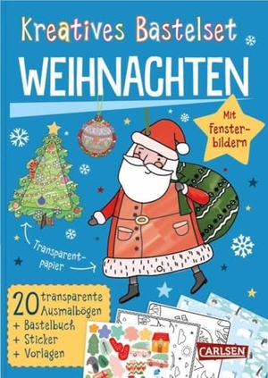 Poitier, Anton. Bastelset für Kinder: Kreatives Bastelset: Weihnachten - Mit Fensterbildern | Bastelbuch mit Fensterbildern, Bastelvorlagen und Stickern für Kinder ab 6 Jahren. Carlsen Verlag GmbH, 2024.