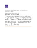 Organizational Characteristics Associated with Risk of Sexual Assault and Sexual Harassment in the U.S. Army