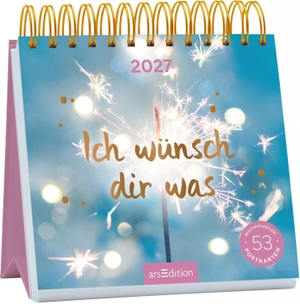 Postkartenkalender Ich wünsch dir was 2027. Ars Edition GmbH, 2026.