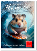 Was für ein Hamster (Wandkalender 2025 DIN A2 hoch), CALVENDO Monatskalender