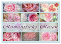 Romantische Rosen (Tischkalender 2025 DIN A5 quer), CALVENDO Monatskalender