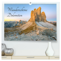 Wunderschöne Dolomiten (hochwertiger Premium Wandkalender 2025 DIN A2 quer), Kunstdruck in Hochglanz