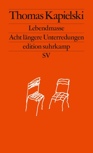 Kapielski, Thomas. Lebendmasse - Acht längere Unterredungen. Suhrkamp Verlag AG, 2023.