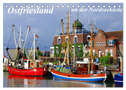 Ostfriesland an der Nordseeküste (Tischkalender 2024 DIN A5 quer), CALVENDO Monatskalender