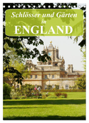 Schlösser und Gärten in England (Tischkalender 2024 DIN A5 hoch), CALVENDO Monatskalender