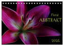 Floral Abstrakt 2025 (Tischkalender 2025 DIN A5 quer), CALVENDO Monatskalender