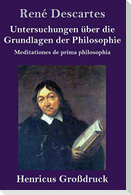 Untersuchungen über die Grundlagen der Philosophie (Großdruck)