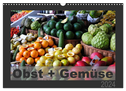 Obst + Gemüse (Wandkalender 2024 DIN A3 quer), CALVENDO Monatskalender