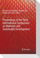 Proceedings of the Third International Symposium on Materials and Sustainable Development