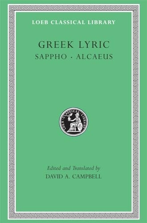 Alcaeus / Sappho. Greek Lyric, Volume I - Sappho. Alcaeus. Harvard University Press, 1982.