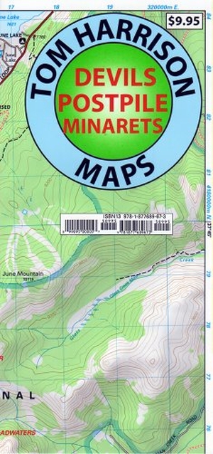 Harrison, Tom. Devils Postpile Minarets Trail Map. Tom Harrison Maps, 2010.