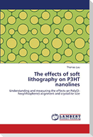 The effects of soft lithography on P3HT nanolines
